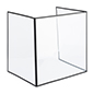 PVC Desktop Splash Shield Is Transparent, Perfect While Communicating with Others Clear PVC desktop splash shield