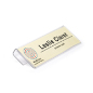 Cubicle Name Plate for Open Plan Office Use clear 8.5-inch wide cubicle name plate
