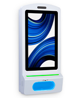 Automatic digital sanitizer dispenser with LED indicators