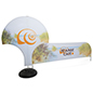 This Fabric Tube Crowd Barrier System Features Dye Sublimation Printing to Enhance Your Graphic Design This fabric tube crowd barrier system with dye sublimation