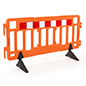 This Portable Pedestrian Barrier System is Perfect for Warehouse Use Portable pedestrian barrier system with connector sides
