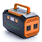 This Branded Portable Power Station Battery is Great for Staying Connected Branded portable power station battery with Orange ABS Housing