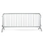 Let This Crowd Control Barricade Assist You in Guiding Guests at Large Events Crowd control barricade with silver galvanized steel