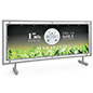 Use This Sidewalk Partition With Custom Graphics at Cafes Vinyl sidewalk partition with custom graphics