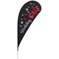 "Holiday Sale" Teardrop Flag with Preprinted Message "Holiday Sale" Teardrop Flag for Seasonal Promotions