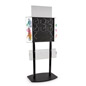 Public iphone Charger Stand - Stock Graphics Public iphone charger stand with literature rack and STAY CONNECTED message