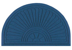 Indigo Entry Mat is 3'wide x 1.8'long Indigo Entry Mat