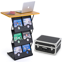 Trade Show Literature Stand with Carrying Case