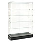 Glass Cabinets Features Lockable Sliding Doors Tower Stands that Enhance Merchandise