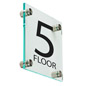 Office Floor Number Sign for Colleges Office Floor Number Sign, Weighs 1 lb