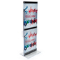 Double Sided Custom Graphic with Brochure Holders Custom Graphic with Brochure Holders on Double Sided Stand