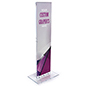 Indoor Acrylic Custom Floor Totem Stand with Graphic Insert Indoor acrylic custom floor totem stand with insert graphic