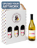 This Personalized Cardboard Wine Bottle Carrier Is a Great Way to Brand Your Products Personalized cardboard wine bottle carrier with full color printing