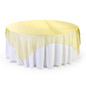 Sheer Overlay For Round Table sheer overlay