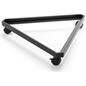 Triangle Gridwall Display Base with Rolling Wheels Rolling triangle gridwall display base