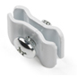 White Wire Grid Panel Connector with Heavy Duty Build Durable White Wire Grid Panel Connector