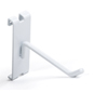 4" White Wire Grid Panel Hook with Heavy Duty Build Sturdy 4" white wire grid panel hook