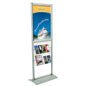 Literature Dispenser: Image Holder w/ Green-Edged Pockets literature dispenser