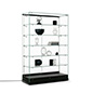 All Glass LED Showcase Great for Ancient Artifacts All Glass LED Showcase, 19" Oveall Depth