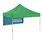 This Portable Canopy Tent Backwall Is Perfect For Vibrant Advertising Portable canopy tent backwall with dye sublimation printing