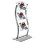 Catalog Rack: Featuring Green-Edged Acrylic Pockets Catalog Rack