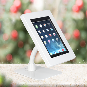 Install a temporary POS system to assist more customers iPad Kiosks for Holiday Shopping