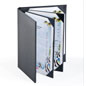 Restaurant Menu Holder Displays (6) 8-1/2" x 11" Sheets Restaurant Menu Holder