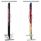 This Touchless Hand Sanitizer Banner Stand Is Dye Sub Printed Touchless hand sanitizer banner stand with full color options