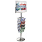 Sign Stand with Literature Organizer for Retail Spaces Sign Stand with Literature Organizer for Malls