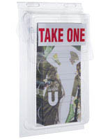 Plastic Vehicle Flyer Box Clear Vehicle Brochure Holder