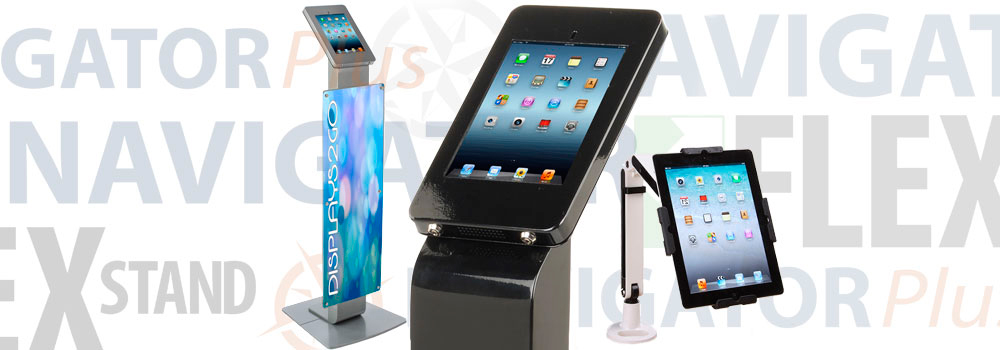 Exclusive Tablet Display Stands from Displays2go New iPad Display Stand Series