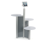 iPad Retail Display Stand with Steel Tripod Base iPad Retail Display Stand with 3 Tabletops