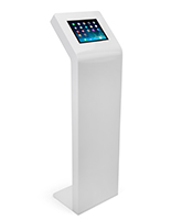White floor stand for tablet 9.7" iPad and Galaxy Tab devices