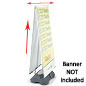 Base and Pole for Double Banner up to 27" x 82" banner display