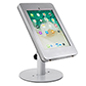 Countertop Locking iPad Pro Tablet Holder Secures Easily to Desks Countertop locking iPad Pro tablet holder with covered home button
