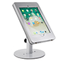 With Pre-Drilled Holes, This Countertop iPad Pro Tablet Holder Easily Affixes to Flat Surfaces Countertop iPad Pro tablet holder with exposed home button