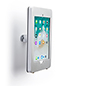 Wall Mount iPad Pro Tablet Holder Adds Functionality and Modern Convenience to Your Business Wall mount iPad Pro tablet holder with exposed home button