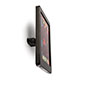 iPad POS Kiosk Modernizes and Innovates Marketing Black aluminum iPad POS kiosk with secure motion ability