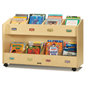 Childrens Book Storage Cart Great for Daycares and Preschools Childrens Book Storage Cart with Locking Casters