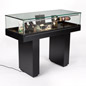 LED Display Case with Hydraulic Lift Assists LED Display Case