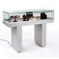 Sit Down Jewelry Case with Hydraulic Lift Opening Sit Down Jewelry Case