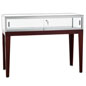 Table Display Case: Four Leg solid wood base cherry finish Table glass display case