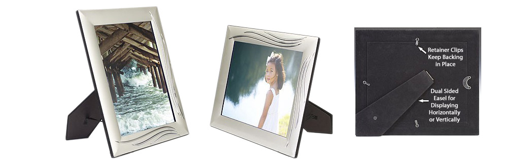 5" x 7" Silver Photo Frame for Tabletop Use 5" x 7" Silver Photo Frame for Tabletop Use