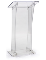 Collapsible Acrylic Podium with Rubber Feet