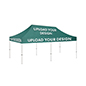 This 10 x 20 Customized Canopy for Pop Up Tent Will Make Guests Comfortable with Ample Shade 10 x 20 customized canopy for pop up tent with UV resistant polyester