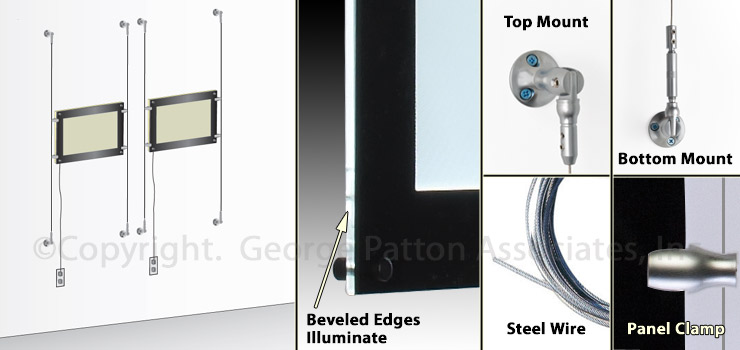 Back-Lit Signs Have Bright LED Illumination Back-Lit Signs