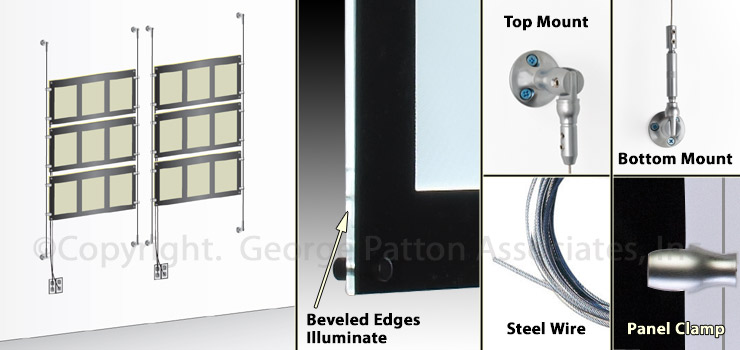 LED Illuminated Signs for Menus and Small Posters LED Illuminated Signs