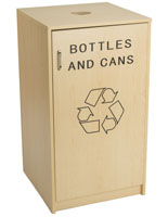 Drop Top Recycling Containers for Cans and Bottles Recycling Containers for Cans and Bottles with Drop Top