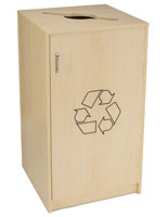 Swing Open Door Café Recycling Cabinet Café Recycling Cabinet with Swing Open Door