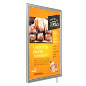 Store Window Light Box 24" x 36" Silver w/Snap Open Frame store window light box